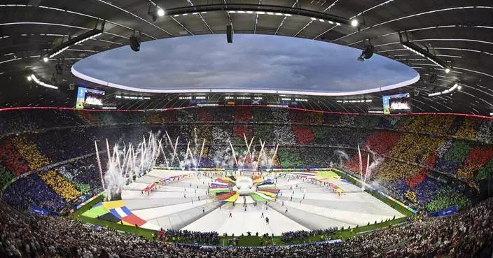 YouTube prankster says he was on the field at Euro 2024 opening ceremony dressed as mascot