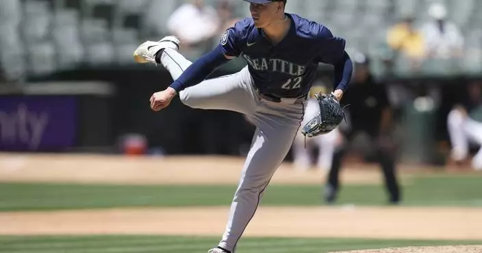 Bryan Woo and 3 relievers combine for 2-hit shutout as Mariners stop A&#8217;s 2-0