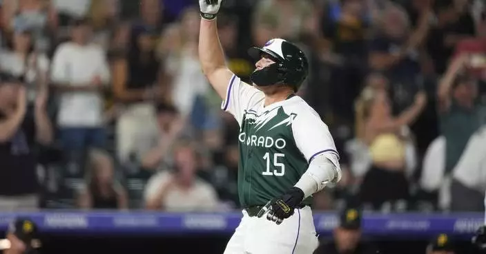 Hunter Goodman has 2 homers, 4 hits and 5 RBIs in Rockies&#8217; 16-4 rout of Pirates