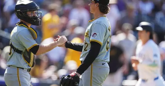 Triolo and Delay combine for 5 RBIs in the 6th as the Pirates beat the Rockies 8-2