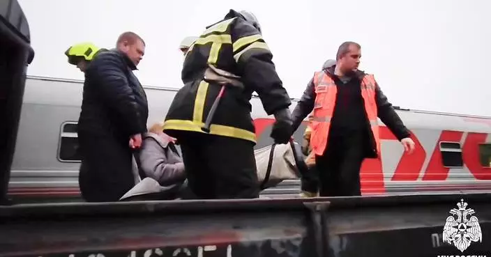 2 dead, 1 missing and dozens injured in northern Russia after a passenger train derailment