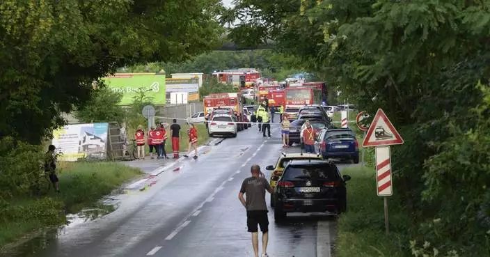 Slovak train and bus collision that killed 7 was likely caused by human error, minister says