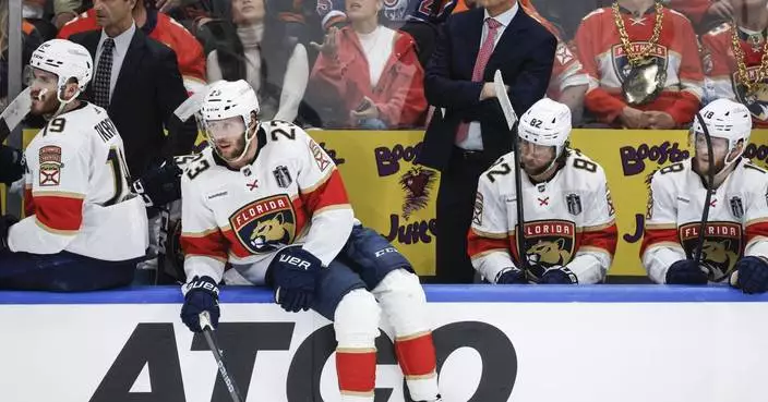 Panthers hope to rebound from blowout loss, returning home on the verge of winning the Stanley Cup
