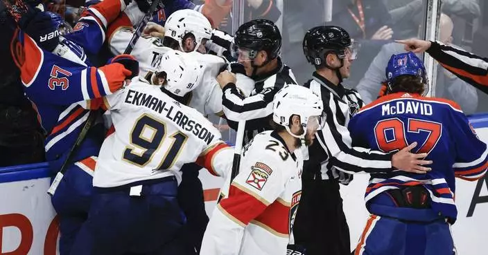Tkachuk-McDavid post-whistle scrum is 'classic playoff hockey' in the Stanley Cup Final