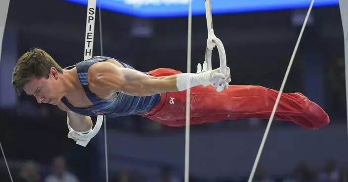 Buoyed by hometown support, Shane Wiskus states his case at the U.S. Olympic gymnastics trials