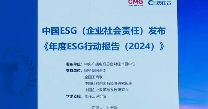 Chinese businesses show enhanced ESC performance in 2024: CMG report