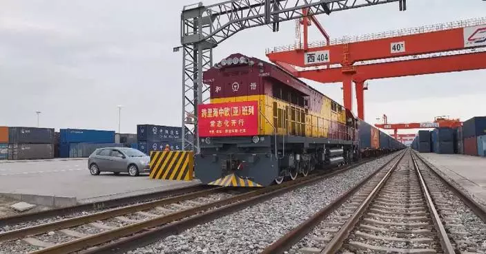 New freight train route links Xi&#8217;an in China with Baku in Azerbaijan