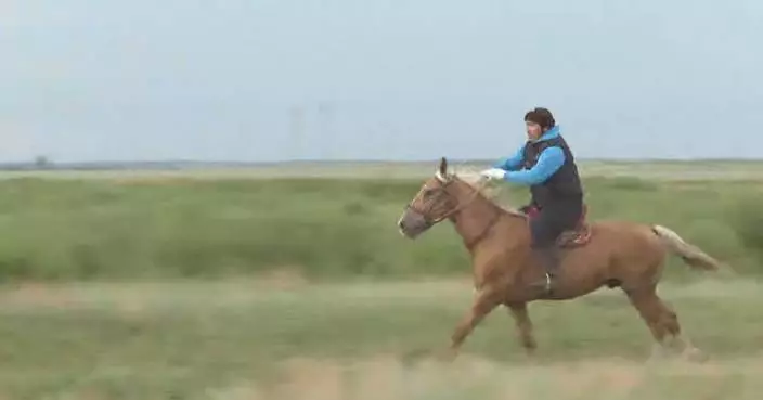 Kazakh horse farmer embraces flourishing people-to-people exchanges with China