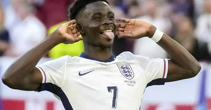 Bukayo Saka gets penalty-shootout redemption at Euro 2024, three years after being racially abused