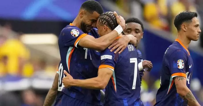 Cody Gakpo&#8217;s goal gives Netherlands 1-0 lead over Romania at halftime in round of 16 at Euro 2024