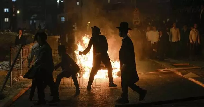 Ultra-Orthodox protest against order to enlist in Israeli military turns violent in Jerusalem