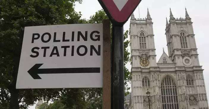 The Latest | The UK goes to the polls in a national election with results expected early Friday