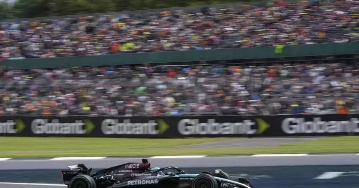 Russell beats Hamilton to take pole position for the British GP, with Norris in third