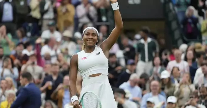 Coco Gauff has a chance to reach her first Wimbledon quarterfinal, but is aiming higher than that