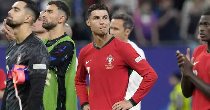 Ronaldo comforts disconsolate Pepe as Portugal&#8217;s veterans make cruel exit at Euro 2024