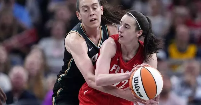Caitlin Clark rallies Fever past Liberty 83-78 with first triple-double by WNBA rookie