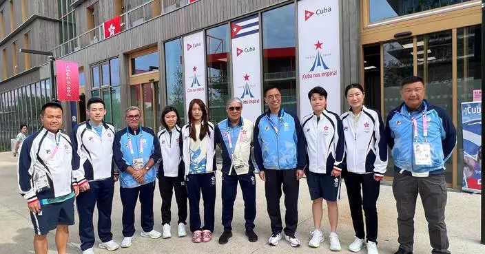 Secretary Yeung Visits Paris Olympic Village, Encourages Hong Kong Athletes