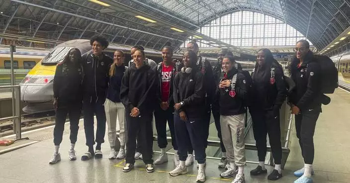Buses get basketball players from Lille to Paris for 2024 opening ceremony