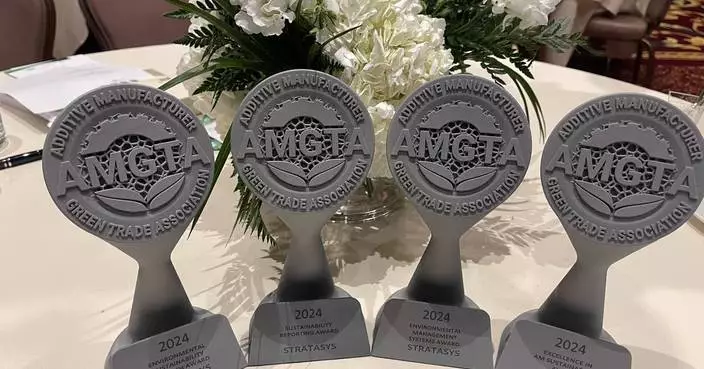 Stratasys Recognized at AMGTA Member Summit with Four Awards for Excellence in Additive Manufacturing Sustainable Business Practices
