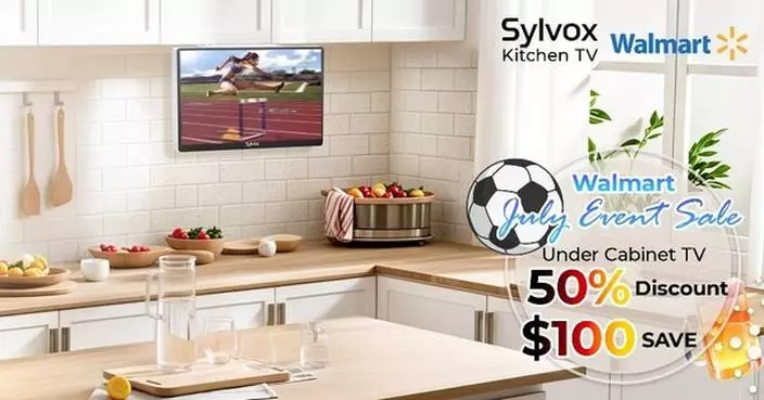 Sylvox Under Cabinet TV Will Be Featured in Walmart&#8217;s Largest Savings Event