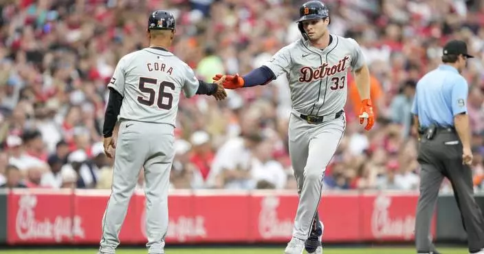 Rookie Colt Keith homers twice, Reese Olson starts strong for Detroit as Tigers down Reds 5-4
