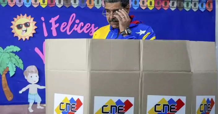 The Latest: Maduro is declared winner in Venezuela election as opposition claims irregularities