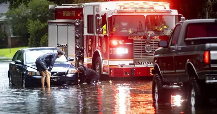 Tropical Storm Debby drenches Southeast with rain, high water as it drifts along the Atlantic coast