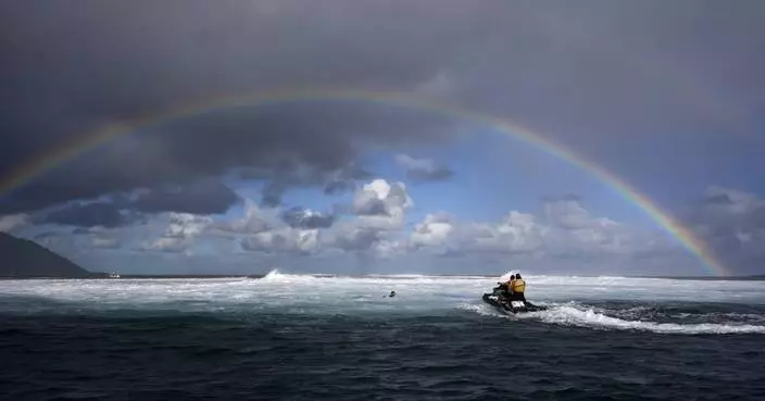 Paris Olympics water safety patrol &#8216;like guardian angels&#8217; during surfing competition in Tahiti