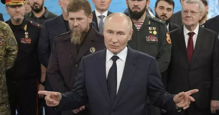 Putin makes surprise trip to Chechnya amid Ukraine&#8217;s cross-border incursion