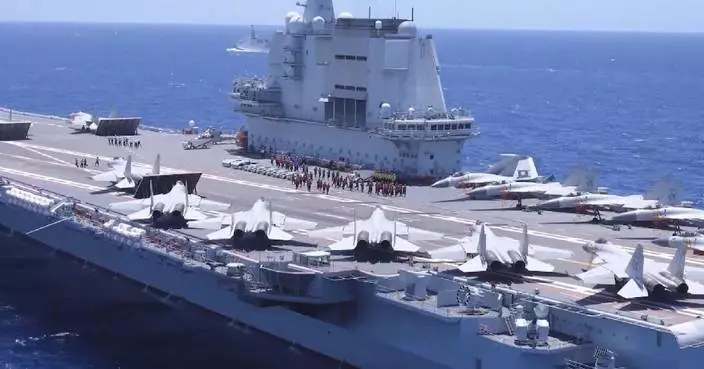 Chinese navy&#8217;s carrier strike group conducts blue-water exercise