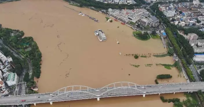 Heavy rains from Typhoon Yagi trigger flood warning, disrupt traffic in Guangxi