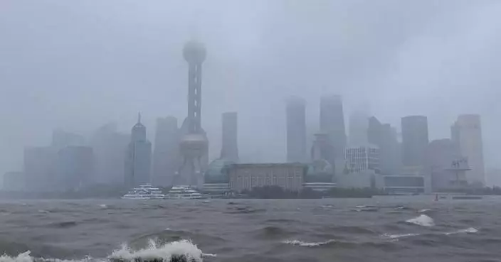 Typhoon Bebinca brings Shanghai to standstill