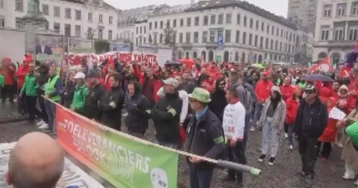 Thousands protest, unions call for strike amid Audi factory closure in Brussels