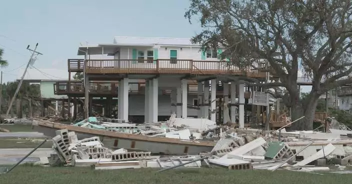 Hurricane Helene devastates US coastal community with homes vanished