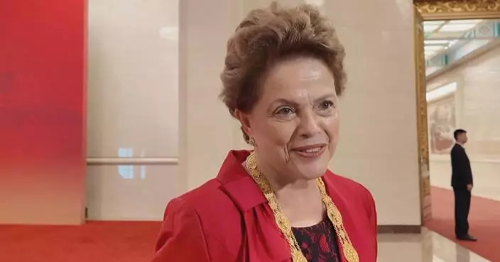 Rousseff expresses pride in receiving China&#8217;s Friendship Medal