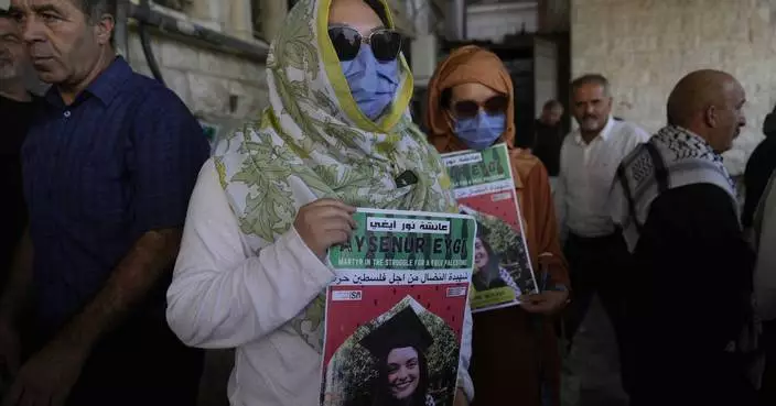 The Israeli military says it likely killed a US activist unintentionally