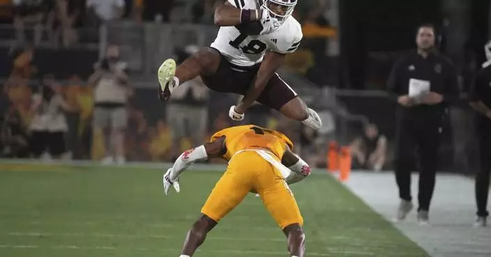 Skattebo runs for 262 yards, Arizona State hangs on for 30-23 win over Mississippi State