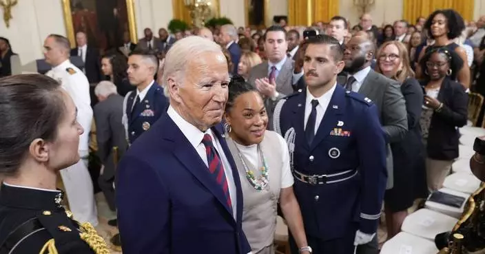 Biden honors NCAA basketball champs South Carolina and celebrates surging interest in women's sports