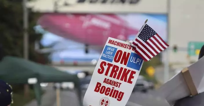 A strike by Boeing factory workers shows no signs of ending after its first week