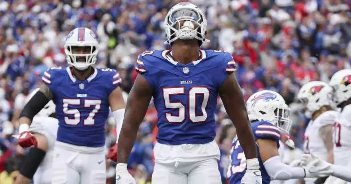 Bills edge rusher Greg Rousseau showing &#8216;Groot-like&#8217; growth after 3-sack season opener