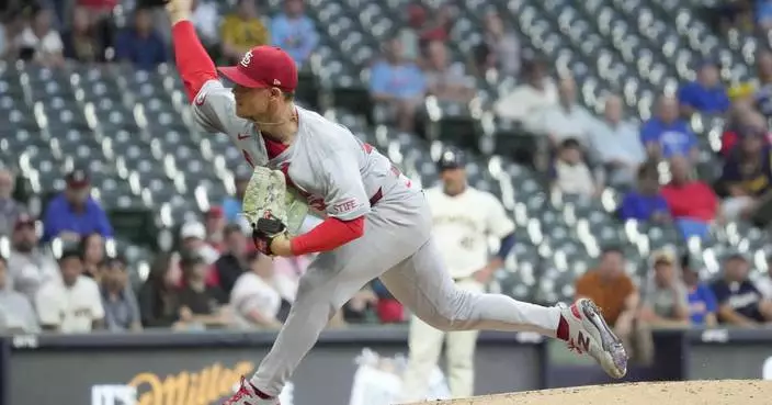 Baker singles in 10th to give Cardinals 2nd straight extra-inning win over Brewers, 3-2