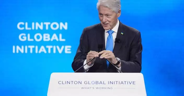 The Clintons pitch philanthropic commitments as pro-democracy work at their 2024 foundation meeting