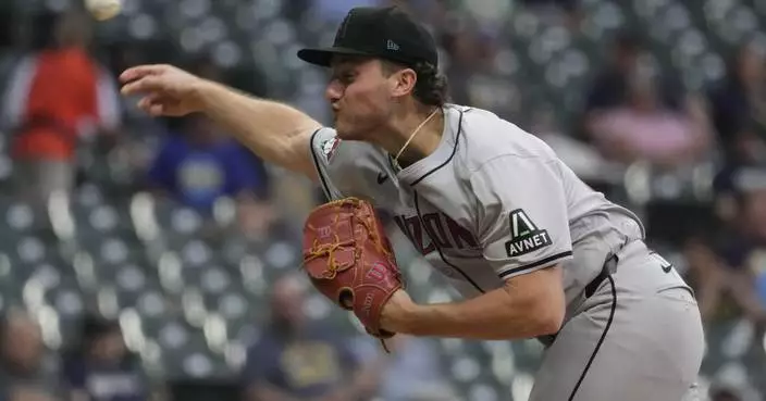 Pfaadt ties Arizona record with 7 straight strikeouts in Diamondbacks&#8217; 5-1 victory over Brewers