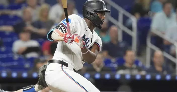 Jesús Sánchez leads Marlins in 11-9 win over Dodgers. Shohei Ohtani hits 48th homer of the season