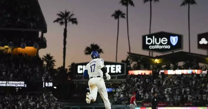 AP PHOTOS: Shohei Ohtani&#8217;s historic first season with the Dodgers