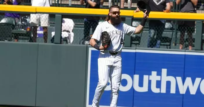 Charlie Blackmon takes a final curtain call before his retirement