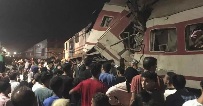 Trains collide in Egypt&#8217;s Nile Delta leaving 3 dead, 29 injured