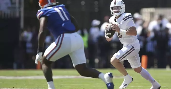 Mississippi St quarterback Blake Shapen out for the season with shoulder injury