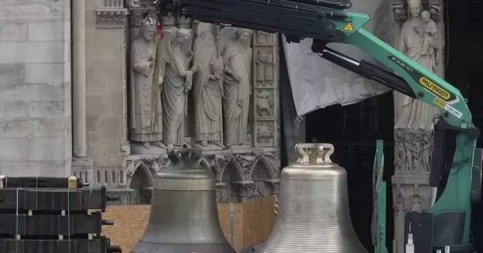 The bells are back at Notre Dame Cathedral in Paris. They&#8217;ll ring for the post-fire reopening