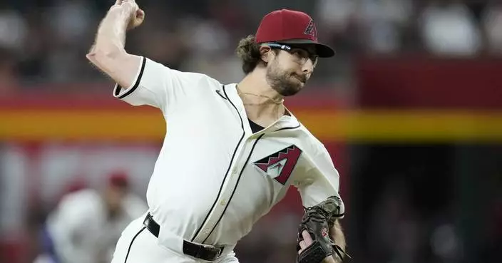 Gallen strikes out 11, Diamondbacks end 3-game slide with 8-2 win over Giants